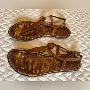 Sam Edelman Classic Brown Leather Sandal 7.5